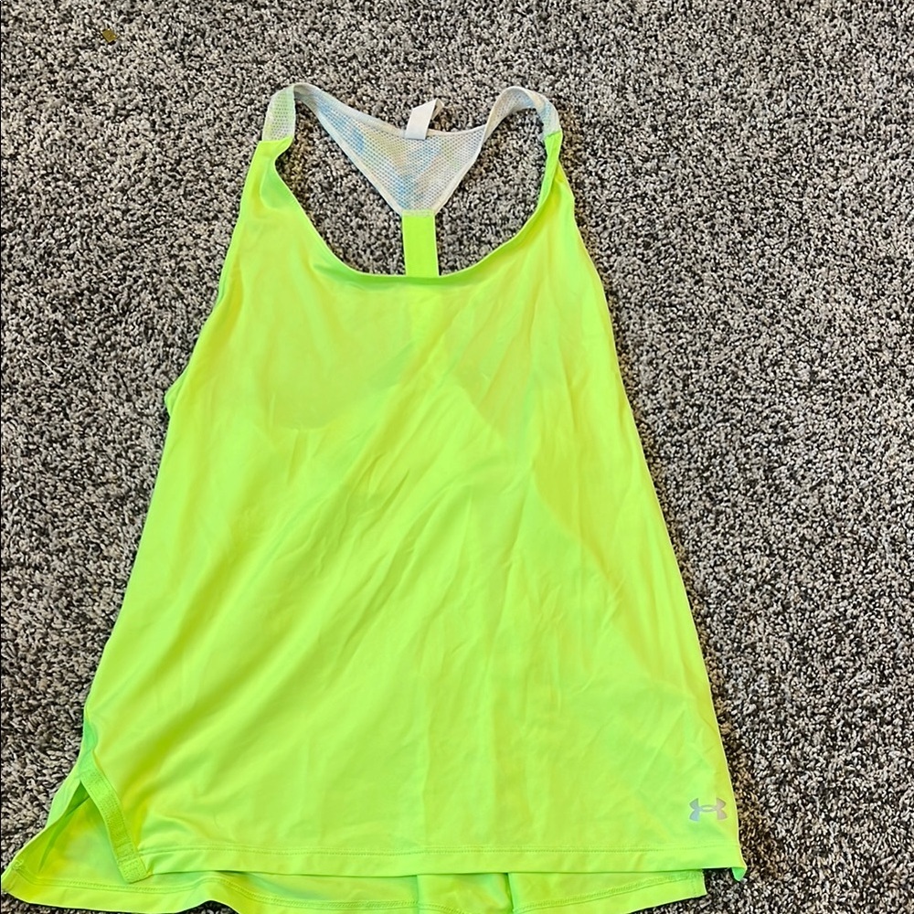 Under Armour Women's Neon Green Tank Top